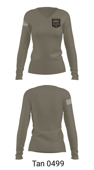 Womens Long Sleeve Vneck Shirt, Recruiting, National Guard, Teamtime, Team time, sublimation, custom sports apparel, team uniforms, spirit wear, spiritwear, sports uniforms, custom shirts, team store, custom team store, fundraiser sports, apparel fundraiser
