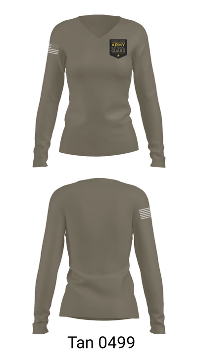 Recruiting 24284628 Women's Long Sleeve V-neck Shirt - 73