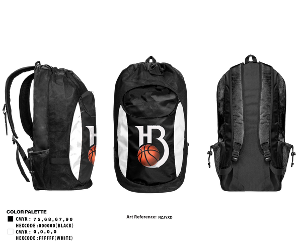 Gear Bag, HOOPERS BASKETBALL, Men's Basketball, Teamtime, Team time, sublimation, custom sports apparel, team uniforms, spirit wear, spiritwear, sports uniforms, custom shirts, team store, custom team store, fundraiser sports, apparel fundraiser
