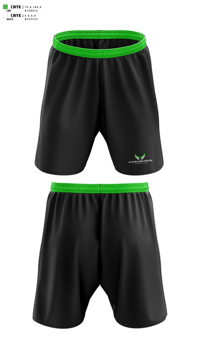 Cleveland Youth Running Club 35582645 Athletic Shorts With Pockets - 3