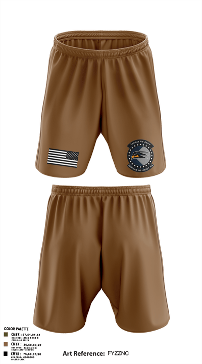 Sunlake High School Cadet Squadron 6161246 Athletic Shorts With Pockets - 97