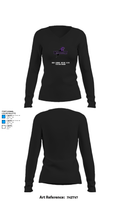 Dean Leaman Junior High School Soccer 51704750 Women's Long Sleeve V-neck Shirt - 34