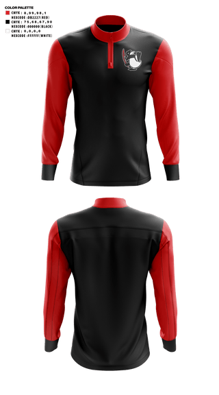 Quarter Zip Jacket, Tri-County High School Band, Spirit Store, Teamtime, Team time, sublimation, custom sports apparel, team uniforms, spirit wear, spiritwear, sports uniforms, custom shirts, team store, custom team store, fundraiser sports, apparel fundraiser