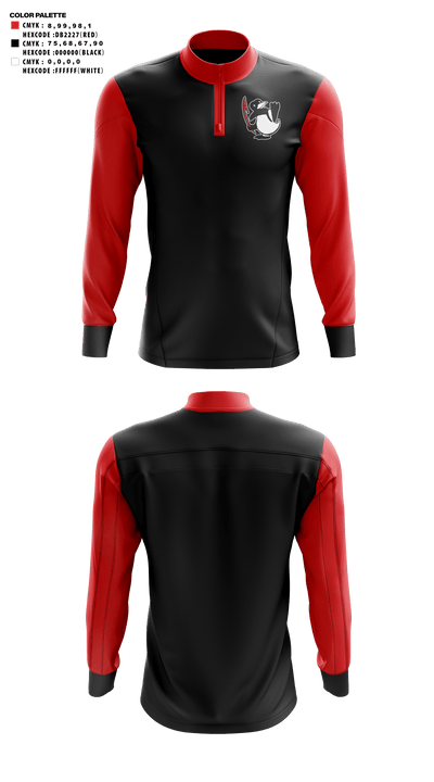 Tri-County High School Band 65607573 Quarter Zip Jacket - 41