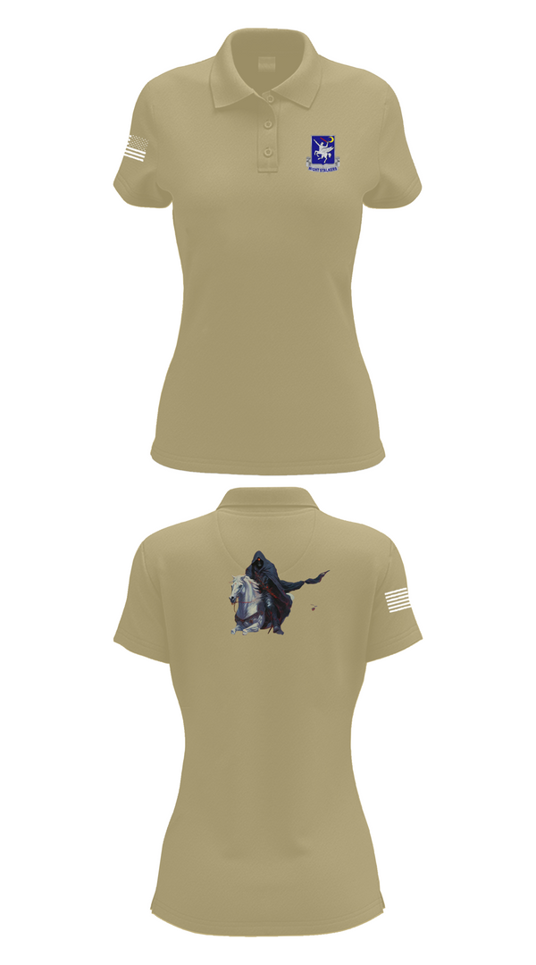 Womens Short Sleeve Performance Polo, 160th SOAR (A), , Teamtime, Team time, sublimation, custom sports apparel, team uniforms, spirit wear, spiritwear, sports uniforms, custom shirts, team store, custom team store, fundraiser sports, apparel fundraiser