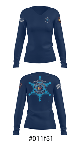 Women's Long Sleeve Vneck Shirt, C.I.B., Police, Teamtime, Team time, sublimation, custom sports apparel, team uniforms, spirit wear, spiritwear, sports uniforms, custom shirts, team store, custom team store, fundraiser sports, apparel fundraiser
