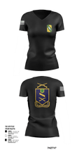 2-137th IN RGMT 48861917 Women's Short Sleeve V-neck Shirt - 107