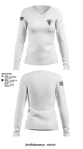 CHIMERA CO Women's Long Sleeve V-neck Shirt - 2