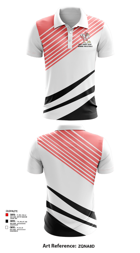 Short Sleeve Performance Polo, East Surry High School Volleyball, Women's Volleyball, Teamtime, Team time, sublimation, custom sports apparel, team uniforms, spirit wear, spiritwear, sports uniforms, custom shirts, team store, custom team store, fundraiser sports, apparel fundraiser