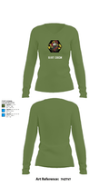 51st Chem 5478070 Women's Long Sleeve V-neck Shirt - 42