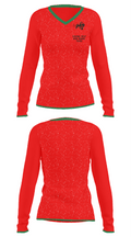 Proviso West High School Track 1287016 Women's Long Sleeve V-neck Shirt - 33