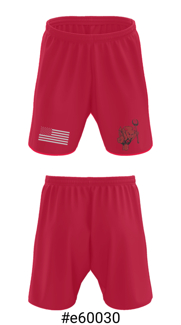 Athletic Shorts With Pockets, Coquille Red Devils, Softball, Teamtime, Team time, sublimation, custom sports apparel, team uniforms, spirit wear, spiritwear, sports uniforms, custom shirts, team store, custom team store, fundraiser sports, apparel fundraiser