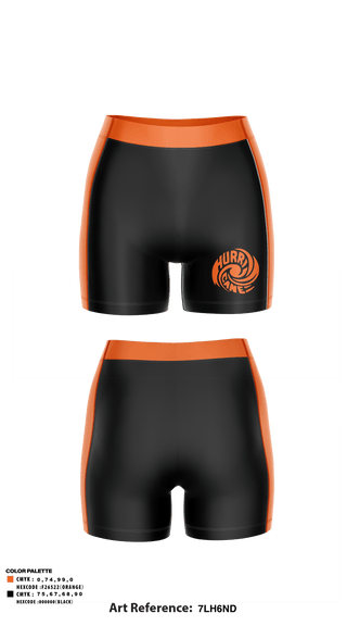 Women's Compression Shorts, Wilmington High School Volleyball, Women's Volleyball, Teamtime, Team time, sublimation, custom sports apparel, team uniforms, spirit wear, spiritwear, sports uniforms, custom shirts, team store, custom team store, fundraiser sports, apparel fundraiser