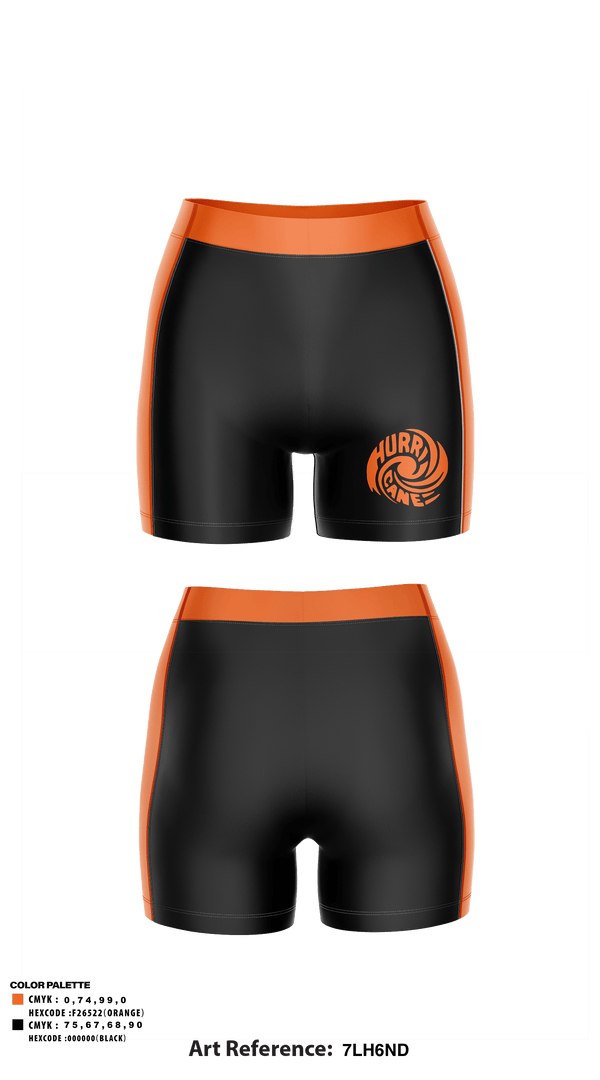 Women's Compression Shorts, Wilmington High School Volleyball, Women's Volleyball, Teamtime, Team time, sublimation, custom sports apparel, team uniforms, spirit wear, spiritwear, sports uniforms, custom shirts, team store, custom team store, fundraiser sports, apparel fundraiser