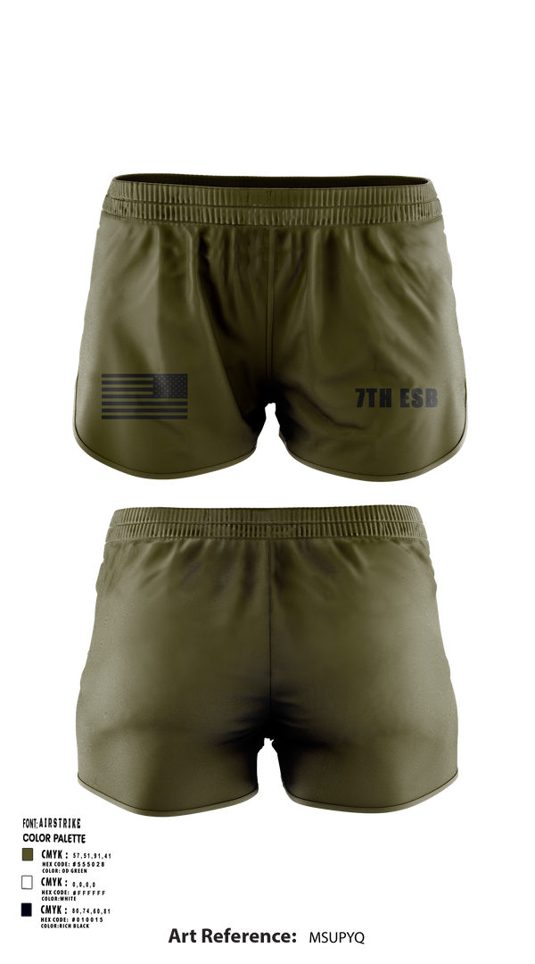 Ranger Panties, 7th ESB, Marines, Teamtime, Team time, sublimation, custom sports apparel, team uniforms, spirit wear, spiritwear, sports uniforms, custom shirts, team store, custom team store, fundraiser sports, apparel fundraiser