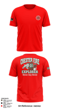 Chester fire explorers 87752590 Short Sleeve Performance Shirt - 4