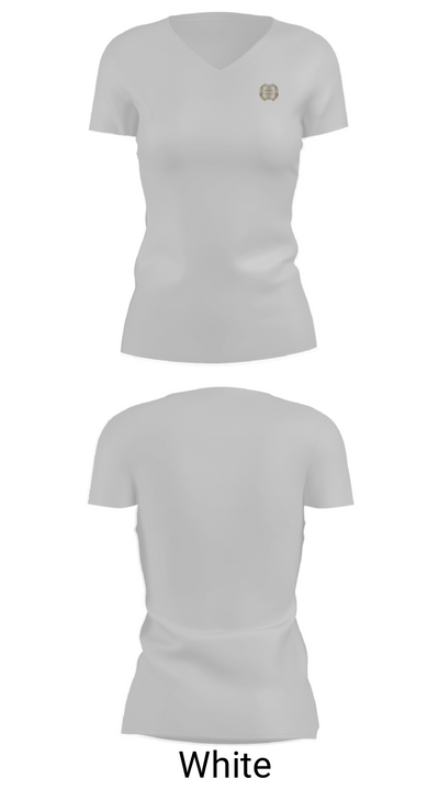 Aroma a México panadería y repostería 51074181 Women's Short Sleeve V-neck Shirt - 7