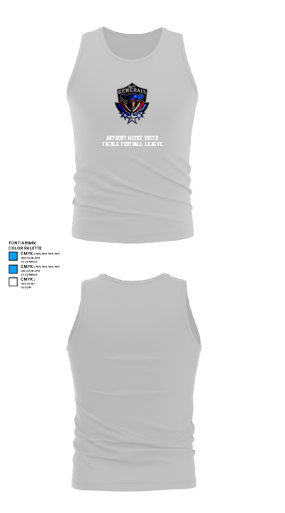 Anthony Wayne Youth Tackle Football League 48655260 Tank Top - 13
