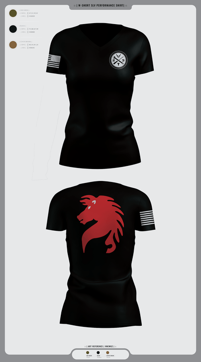 819 RHS 13886596 Women's Short Sleeve V-neck Shirt - 2
