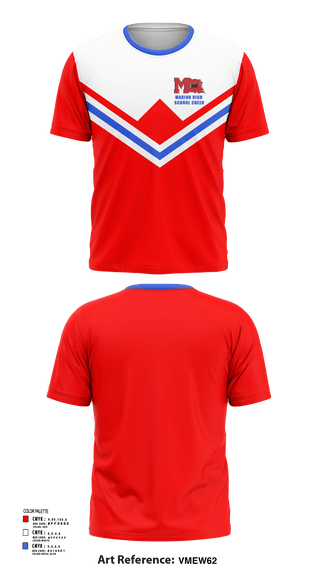 Short Sleeve Performance Shirt, Marion High School Cheer, Cheer, Teamtime, Team time, sublimation, custom sports apparel, team uniforms, spirit wear, spiritwear, sports uniforms, custom shirts, team store, custom team store, fundraiser sports, apparel fundraiser