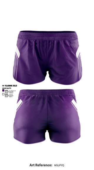 Womens Shorts, Riverside Saints, Track & Field, Teamtime, Team time, sublimation, custom sports apparel, team uniforms, spirit wear, spiritwear, sports uniforms, custom shirts, team store, custom team store, fundraiser sports, apparel fundraiser
