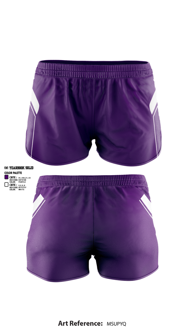Womens Shorts, Riverside Saints, Track & Field, Teamtime, Team time, sublimation, custom sports apparel, team uniforms, spirit wear, spiritwear, sports uniforms, custom shirts, team store, custom team store, fundraiser sports, apparel fundraiser