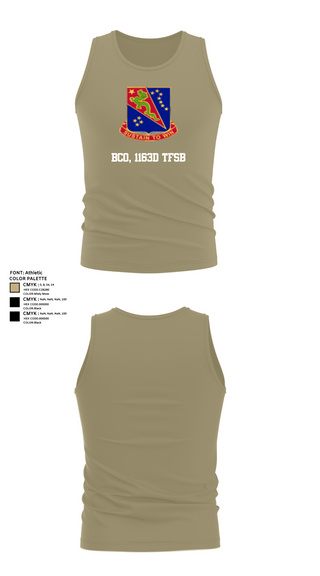 Tank Top, BCO, 1163D TFSB, Army, Teamtime, Team time, sublimation, custom sports apparel, team uniforms, spirit wear, spiritwear, sports uniforms, custom shirts, team store, custom team store, fundraiser sports, apparel fundraiser