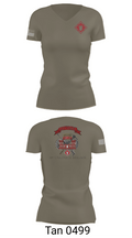 264 EN CO 72405798 Women's Short Sleeve V-neck Shirt - 68
