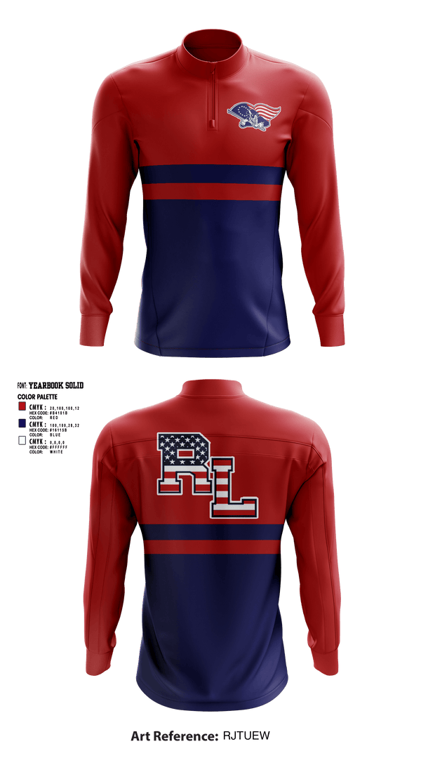 Quarter Zip Jacket, Red Land High School Cheer, Cheer, Teamtime, Team time, sublimation, custom sports apparel, team uniforms, spirit wear, spiritwear, sports uniforms, custom shirts, team store, custom team store, fundraiser sports, apparel fundraiser