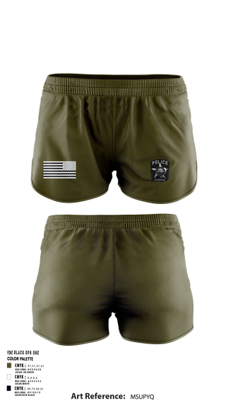 Womens Shorts, K9-Unit, Police, Teamtime, Team time, sublimation, custom sports apparel, team uniforms, spirit wear, spiritwear, sports uniforms, custom shirts, team store, custom team store, fundraiser sports, apparel fundraiser