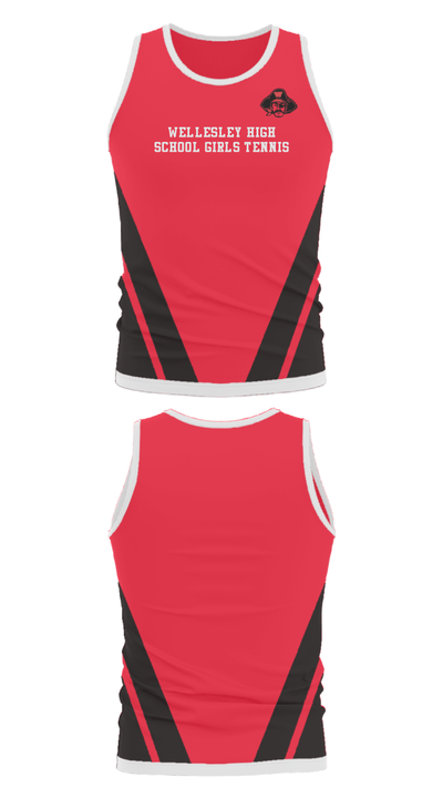 Wellesley High School Girls Tennis 70058026 Tank Top - 37
