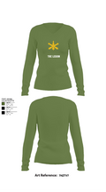 The Legion 97243463 Women's Long Sleeve V-neck Shirt - 42