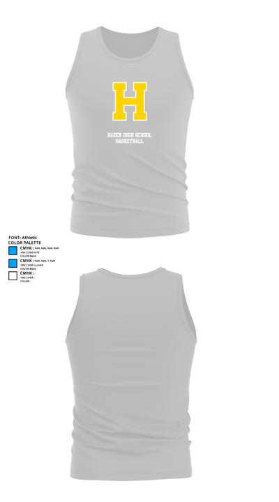 Hazen High School Basketball 32648752 Tank Top - 13