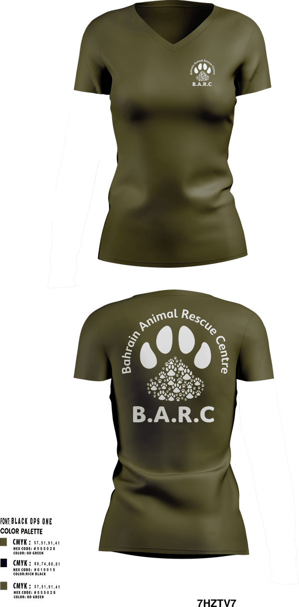 Womens Short Sleeve Vneck Shirt, Bahrain Animal Rescue Center, , Teamtime, Team time, sublimation, custom sports apparel, team uniforms, spirit wear, spiritwear, sports uniforms, custom shirts, team store, custom team store, fundraiser sports, apparel fundraiser