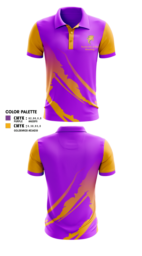 Short Sleeve Performance Polo, Taylorville Jr High, Wrestling, Teamtime, Team time, sublimation, custom sports apparel, team uniforms, spirit wear, spiritwear, sports uniforms, custom shirts, team store, custom team store, fundraiser sports, apparel fundraiser