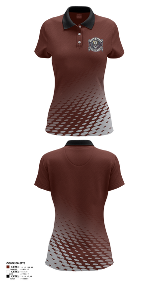 Womens Short Sleeve Performance Polo, Dead Balls Society, Bowling, Teamtime, Team time, sublimation, custom sports apparel, team uniforms, spirit wear, spiritwear, sports uniforms, custom shirts, team store, custom team store, fundraiser sports, apparel fundraiser