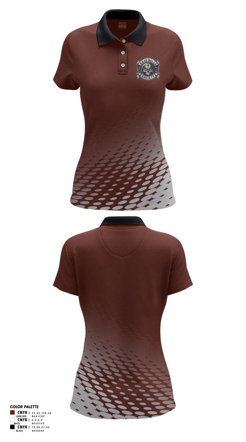Womens Short Sleeve Performance Polo, Dead Balls Society, Bowling, Teamtime, Team time, sublimation, custom sports apparel, team uniforms, spirit wear, spiritwear, sports uniforms, custom shirts, team store, custom team store, fundraiser sports, apparel fundraiser