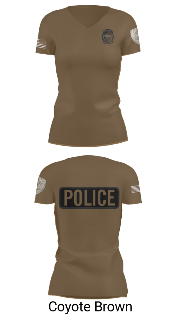 Women's Short Sleeve Vneck Shirt, 27 SOSFS, Air Force, Teamtime, Team time, sublimation, custom sports apparel, team uniforms, spirit wear, spiritwear, sports uniforms, custom shirts, team store, custom team store, fundraiser sports, apparel fundraiser