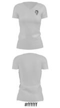 West Lafayette High School Tennis 20535617 Women's Short Sleeve V-neck Shirt - 21