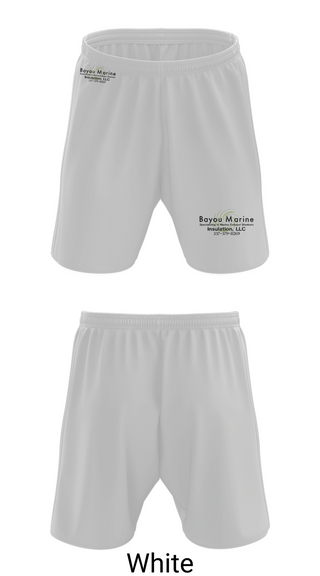 Athletic Shorts With Pockets, Bayou Marine Insulation, LLC, , Teamtime, Team time, sublimation, custom sports apparel, team uniforms, spirit wear, spiritwear, sports uniforms, custom shirts, team store, custom team store, fundraiser sports, apparel fundraiser