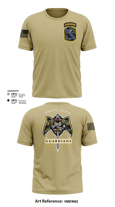 2/108th Guardians 93195789 Short Sleeve Performance Shirt - 3