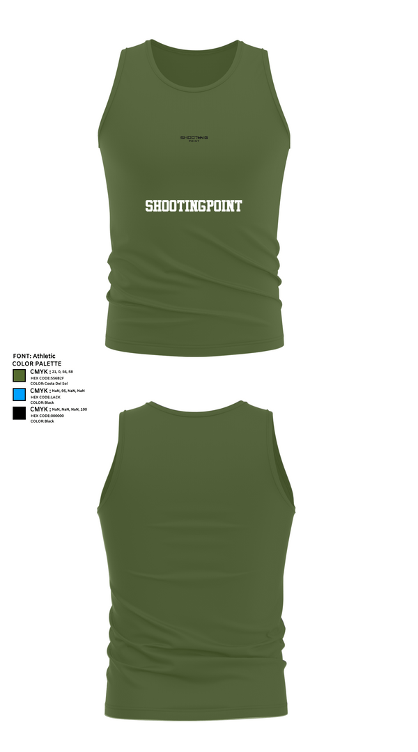 Tank Top, Shootingpoint, Army, Teamtime, Team time, sublimation, custom sports apparel, team uniforms, spirit wear, spiritwear, sports uniforms, custom shirts, team store, custom team store, fundraiser sports, apparel fundraiser