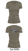 Livingston Police Emergency Service Unit 52189708 Women's Short Sleeve V-neck Shirt - 65