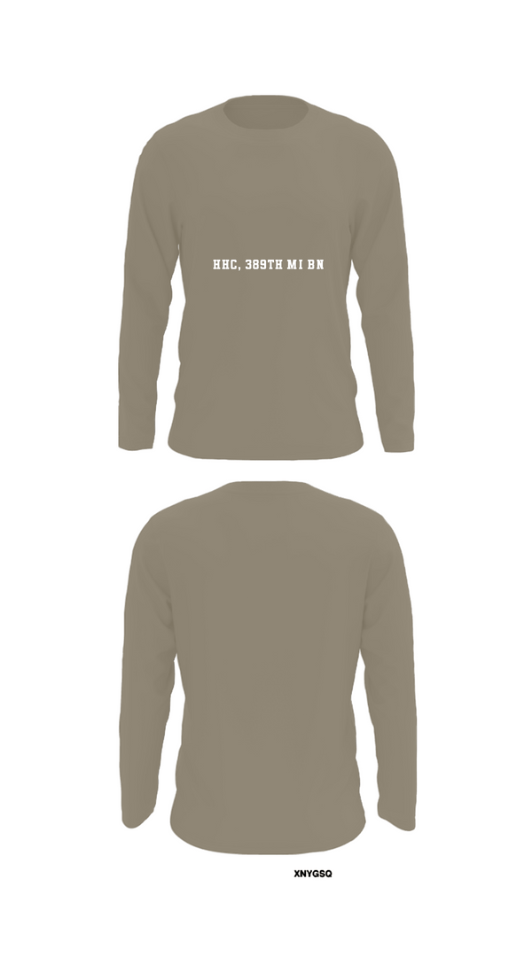 Long Sleeve Performance Shirt, HHC, 389th MI BN, Army, Teamtime, Team time, sublimation, custom sports apparel, team uniforms, spirit wear, spiritwear, sports uniforms, custom shirts, team store, custom team store, fundraiser sports, apparel fundraiser