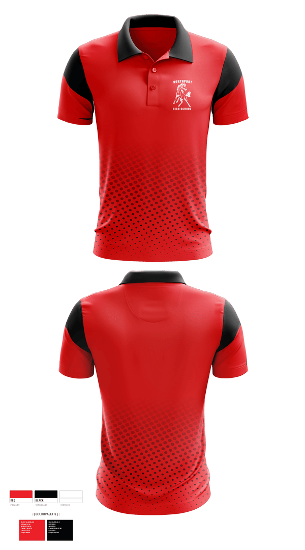 Short Sleeve Performance Polo, Northport High School, Spirit Store, Teamtime, Team time, sublimation, custom sports apparel, team uniforms, spirit wear, spiritwear, sports uniforms, custom shirts, team store, custom team store, fundraiser sports, apparel fundraiser