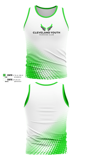 Tank Top, Cleveland Youth Running Club, Cross Country, Teamtime, Team time, sublimation, custom sports apparel, team uniforms, spirit wear, spiritwear, sports uniforms, custom shirts, team store, custom team store, fundraiser sports, apparel fundraiser