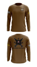Black Foot Troop, 2-13 Cavalry 83597720 Long Sleeve Performance Shirt 42
