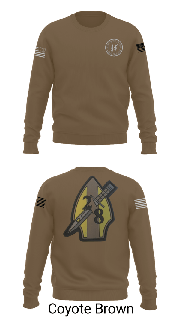 Crew Neck Sweatshirt, 2nd bn 8th Marines, Marines, Teamtime, Team time, sublimation, custom sports apparel, team uniforms, spirit wear, spiritwear, sports uniforms, custom shirts, team store, custom team store, fundraiser sports, apparel fundraiser