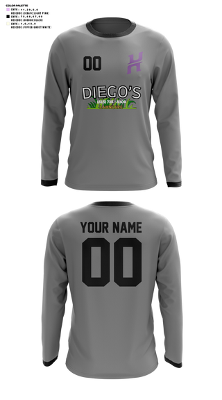 Long Sleeve Performance Shirt, Hospital RT, Men's Soccer, Teamtime, Team time, sublimation, custom sports apparel, team uniforms, spirit wear, spiritwear, sports uniforms, custom shirts, team store, custom team store, fundraiser sports, apparel fundraiser