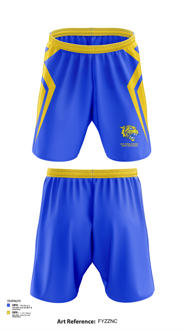 Athletic Shorts With Pockets, East Peoria Central Junior High School, Spirit Store, Teamtime, Team time, sublimation, custom sports apparel, team uniforms, spirit wear, spiritwear, sports uniforms, custom shirts, team store, custom team store, fundraiser sports, apparel fundraiser